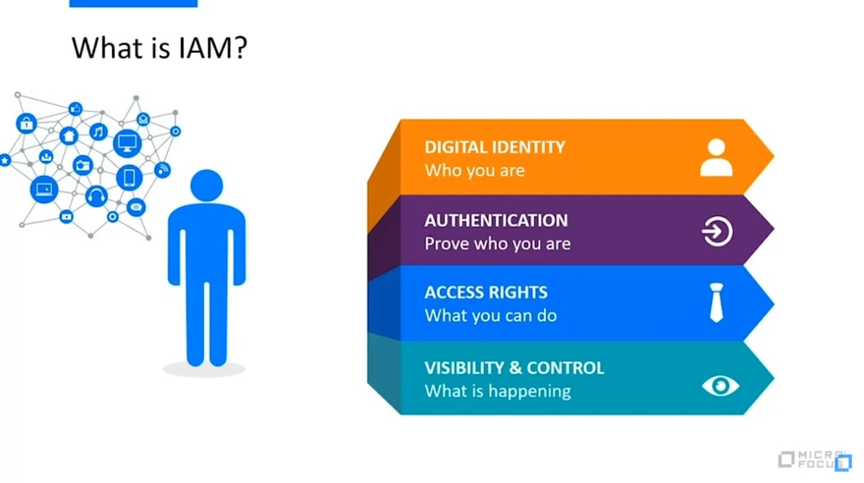 Iam, control de identidad digital de Microfocus, Autenticación digital para la ciberseguridad